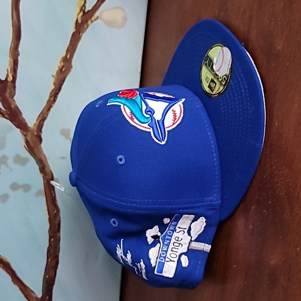 Toronto Blue Jays New Era MLB Cloud Icon Royal 59Fifty Fitted Hat - Size 7 1/2